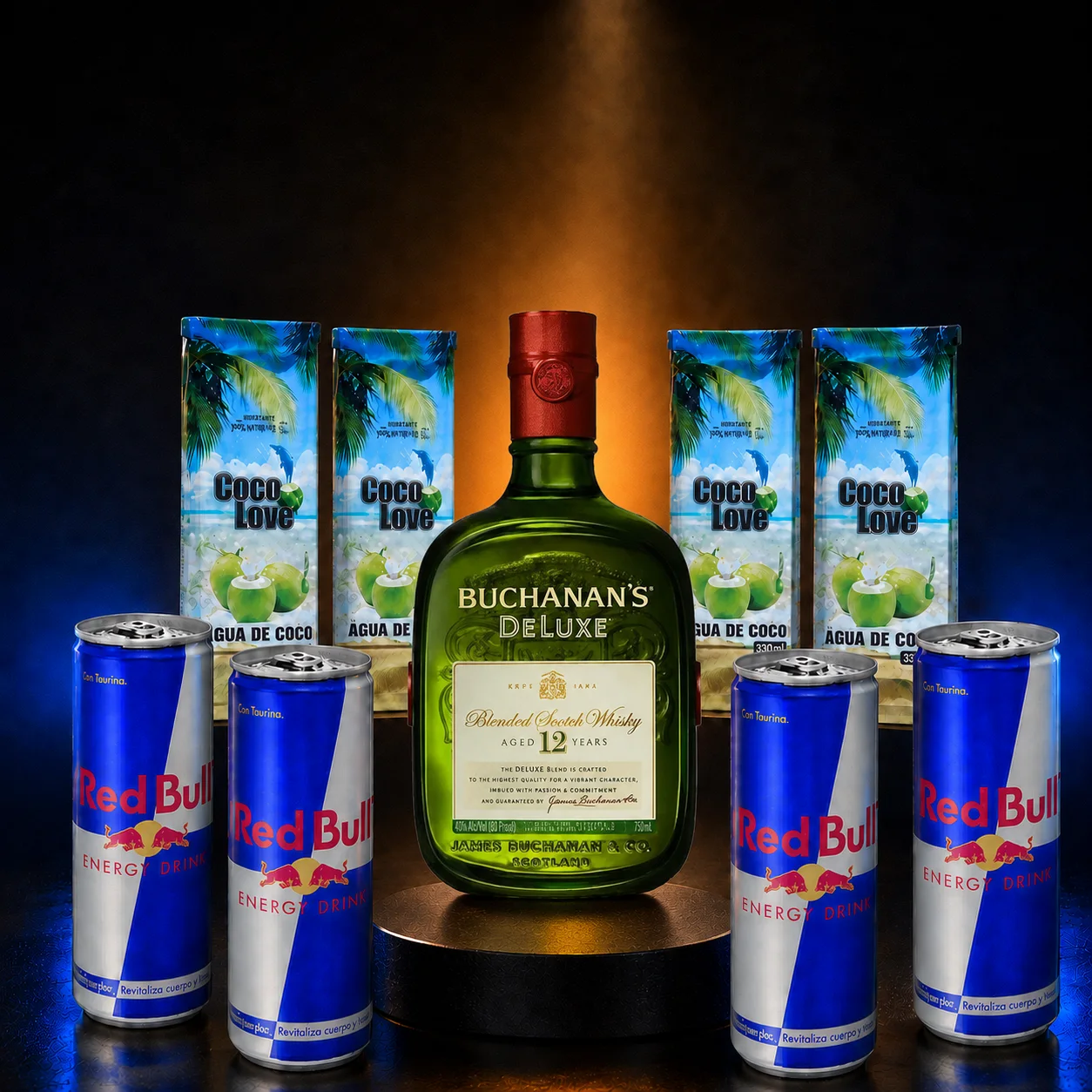 COMBO DE BUCHANANS C/ RED BUL