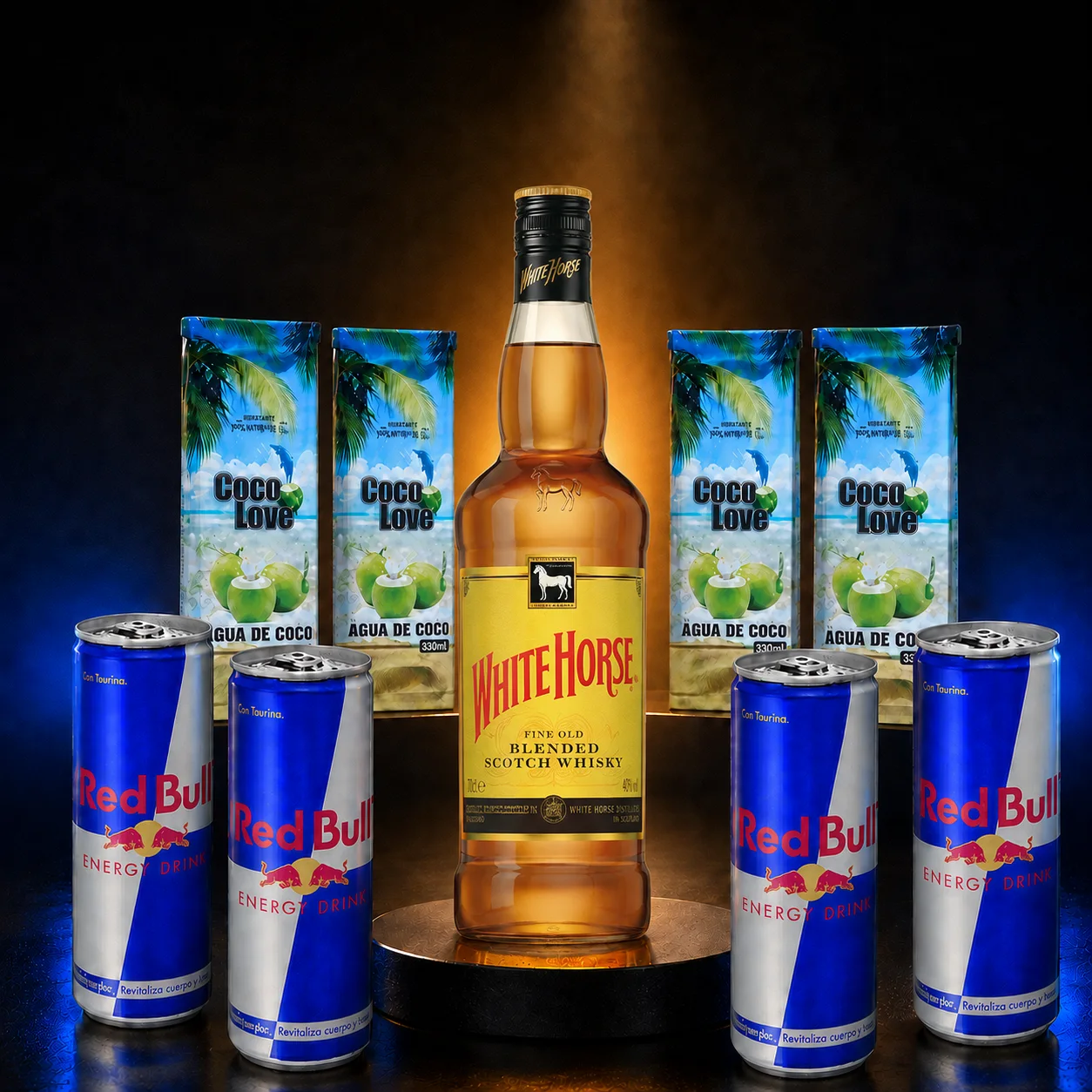 COMBO CAVALO BRANCO C/ RED BULL